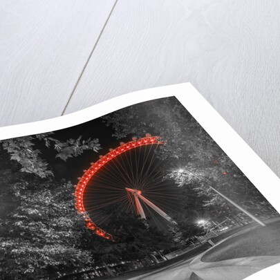 London eye at night by Assaf Frank